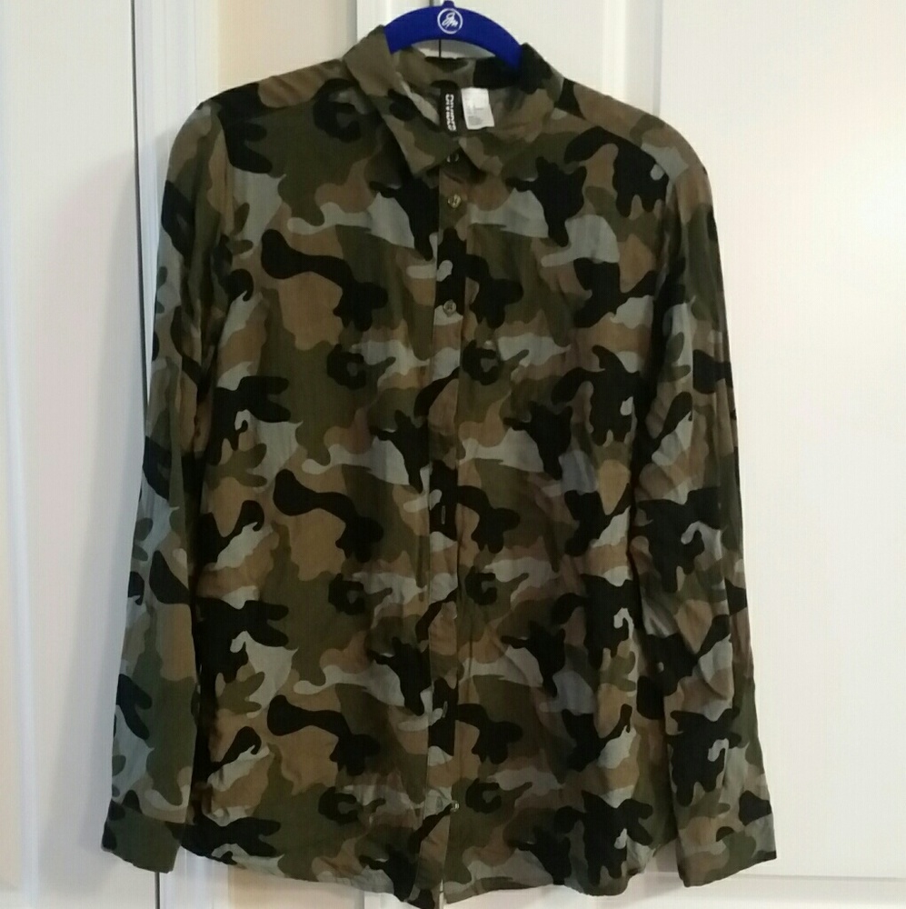 H&M Camo Shirt